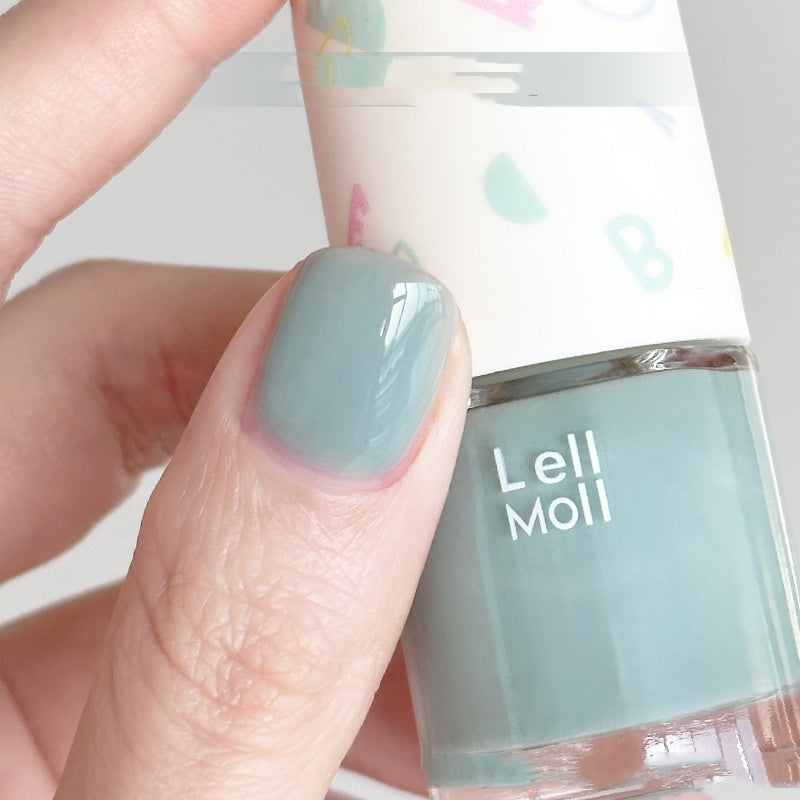 Lell Moll Water-based Tearable Nail Polish Baking-free And Tasteless