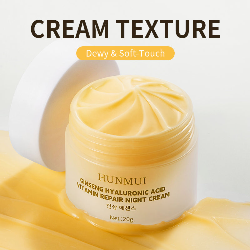 HUNMUI Ginseng Hyaluronic Acid Vitamin Night Cream 20g