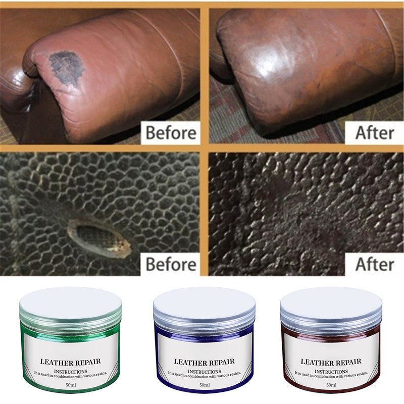 Leather repair cream