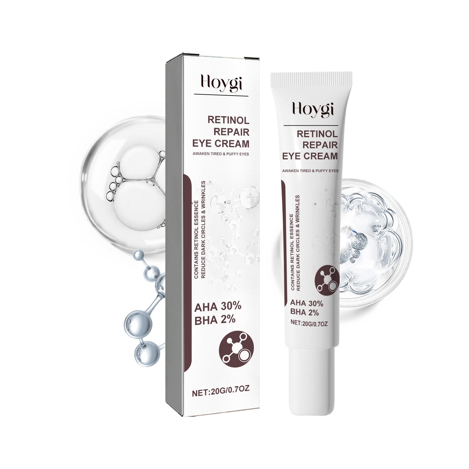 Retinol Eye Cream Moisturizing Application
