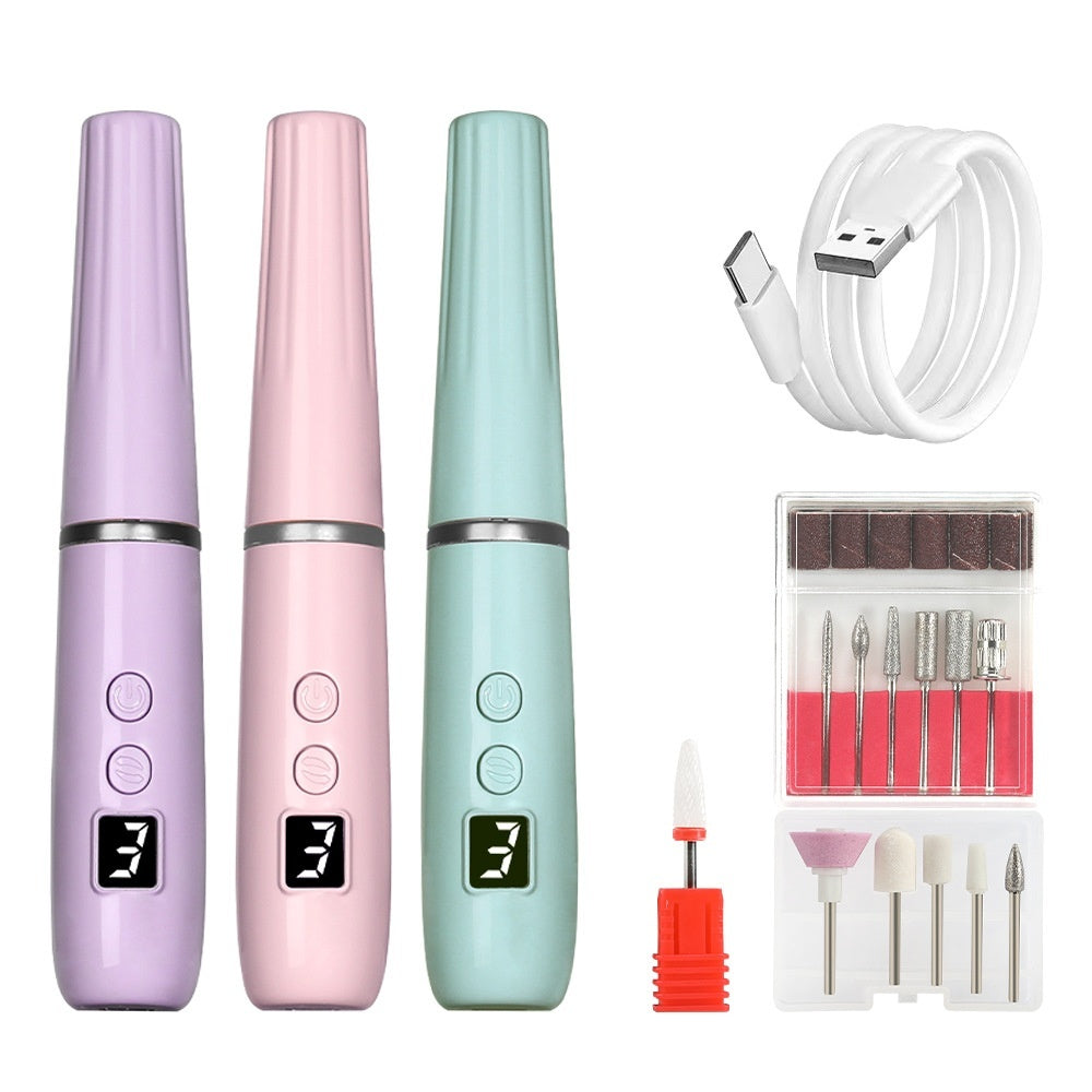 Portable Nail Polishing Machine Long Endurance Nail Piercing Device