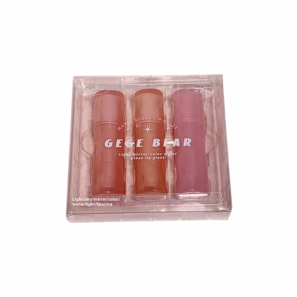 Lightweight Lip Lacquer Moisturizing Mirror Set Makeup