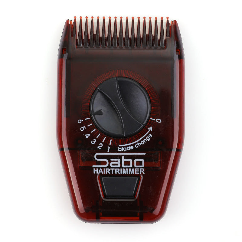 Adjustable Manual Hair Trimmer Portable Haircut Comb Hidden