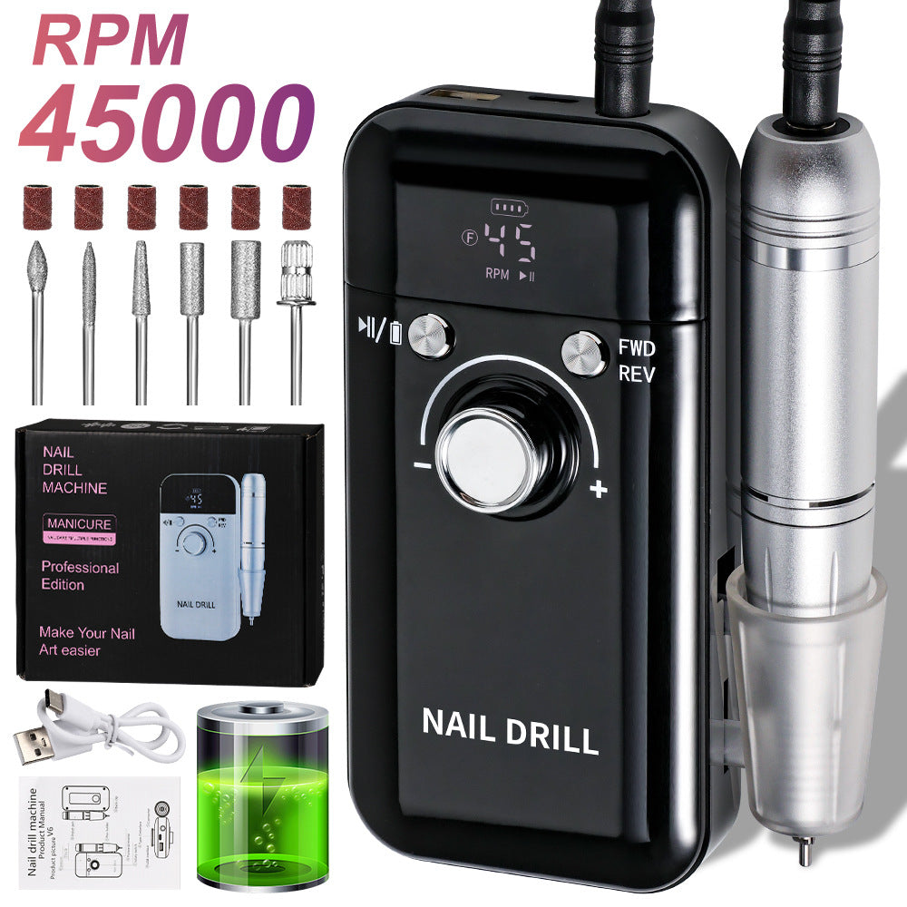 45000 Turn Nail Drill Polishing Machine Professional Nail Polish Remover