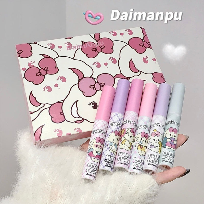 Soft Cute Rabbit Lip Glaze Set