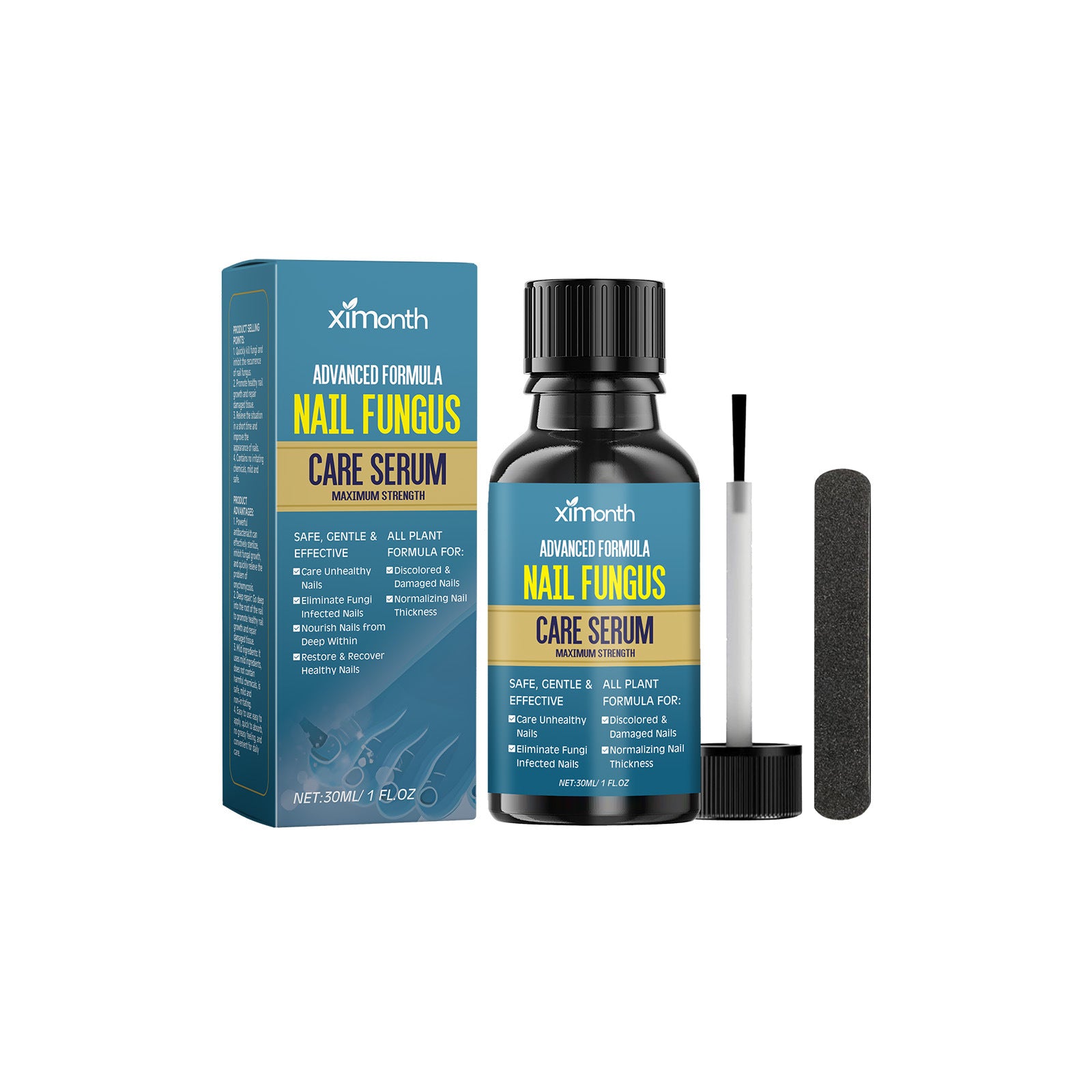 Ximonth Nail Care Solution Gentle Cleaning