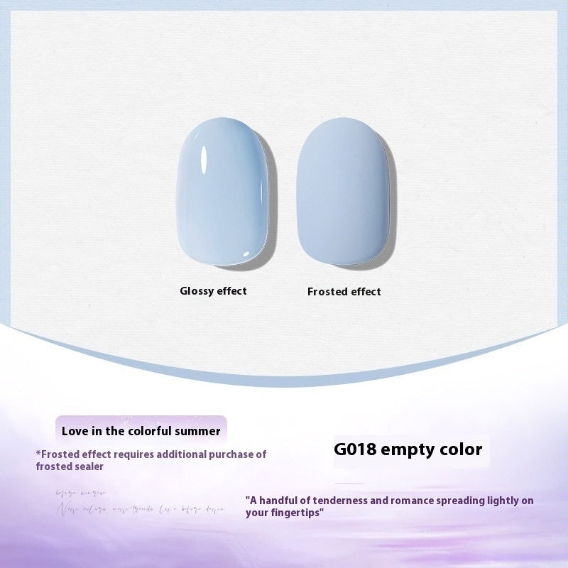 XEIJAYI Polish White Nude Transparent Color Nail Beauty UV