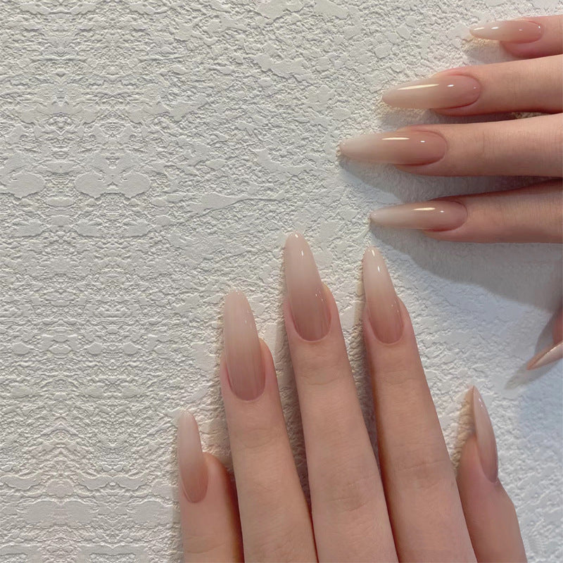 Wear Armor Simple And Short Gradient Nail Tips
