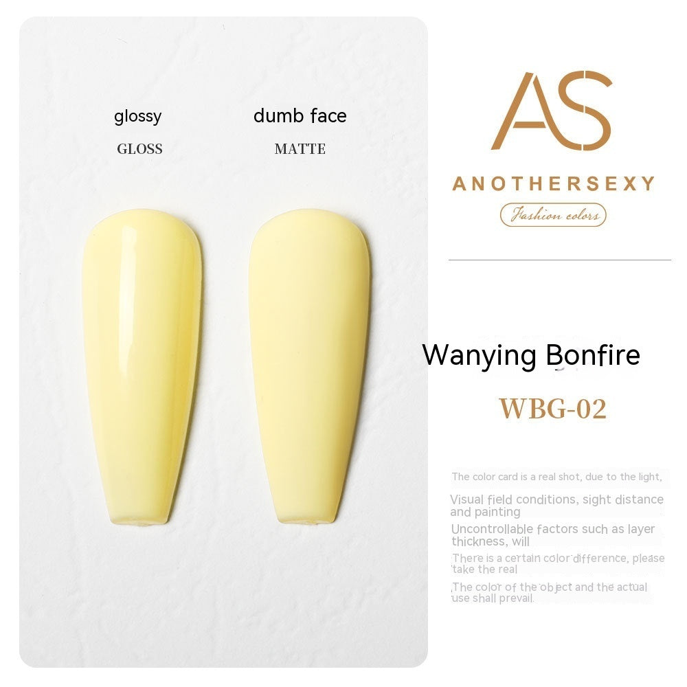 AS Yellow Nail Oil Gel New Whitening Nail Shop Special Set