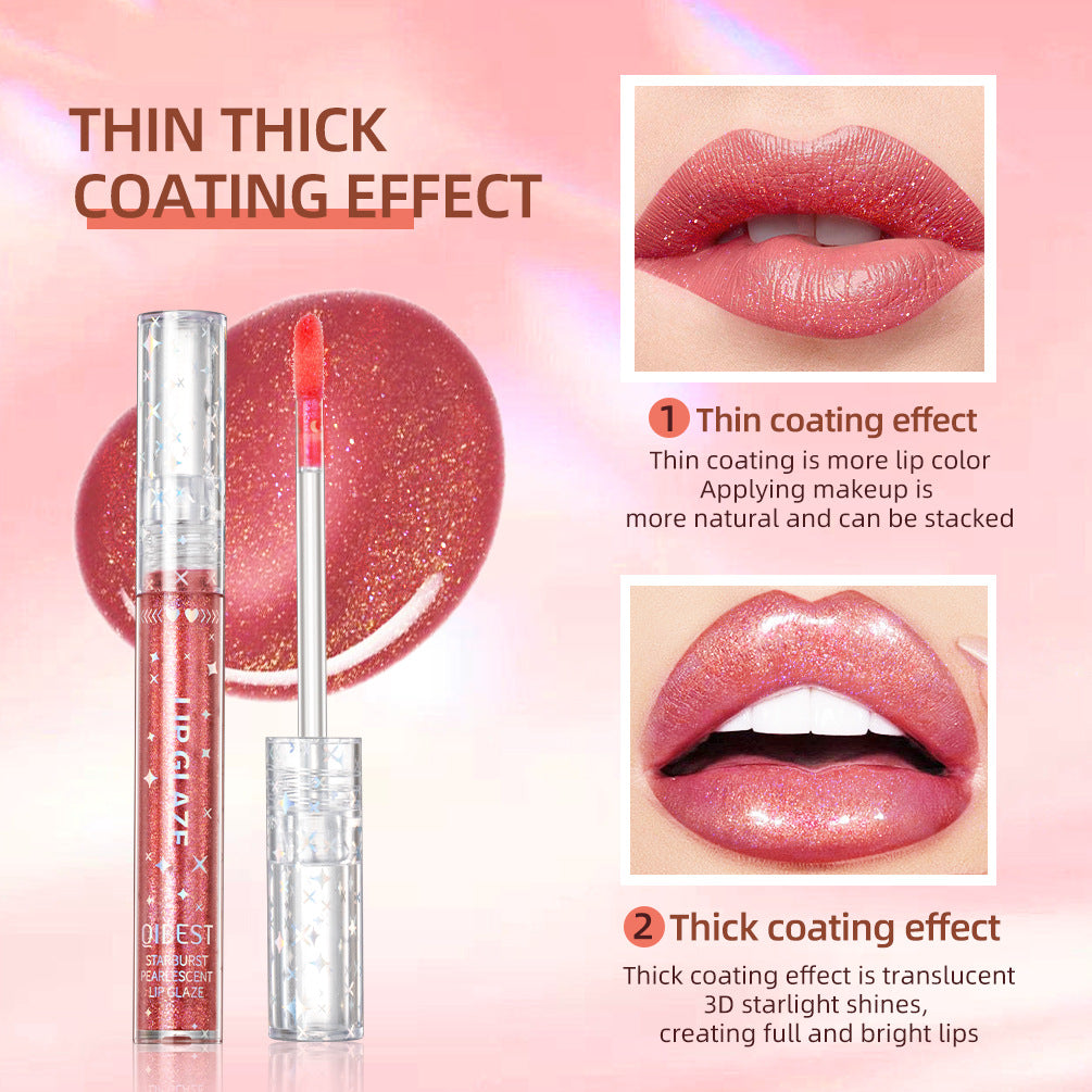 Long-Lasting Moisturizing People Mermaid Lip Lacquer Colorful