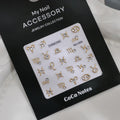 My Nail Accessories Constellation High-grade Exquisite Adhesive Relief Nail Sticker