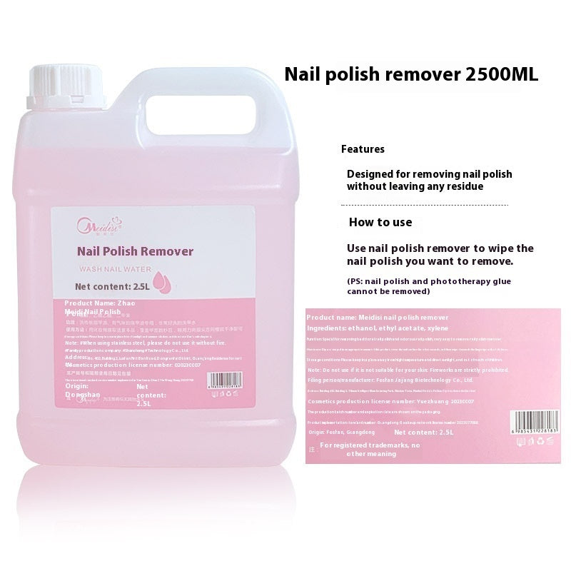 Meidiss Nail Art Press Bottle Nail Remover Cleaning Solution