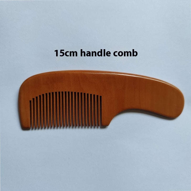 Solid Wood Portable Mahogany Comb