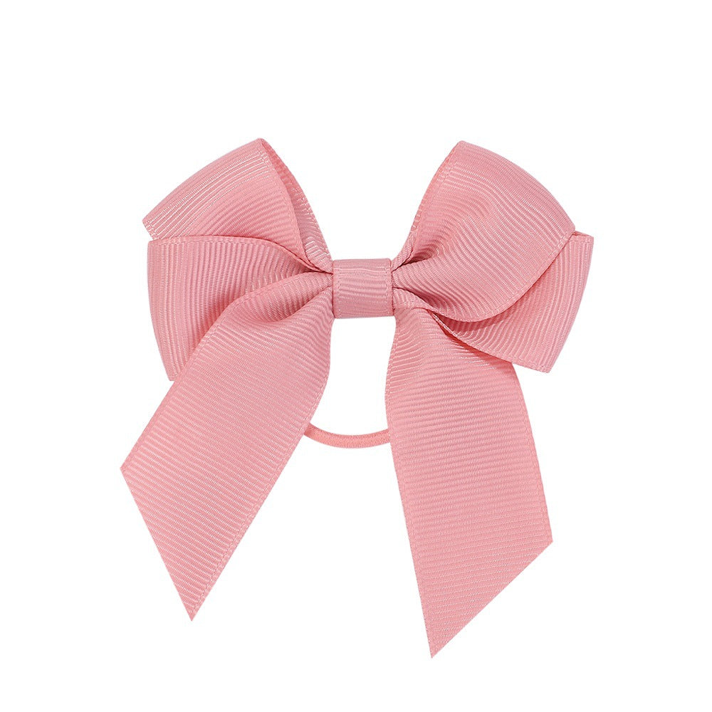 Handmade Baby Double-layer Polyester Ribbon Satin Bow Children's Hair Clip Accessories