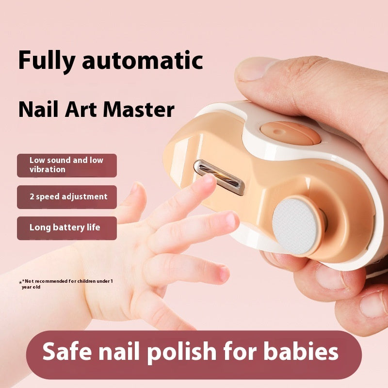 Electric Nail Scissor Adult Nail Grinding Two-in-one Baby, Child And Elderly Anti-pinch