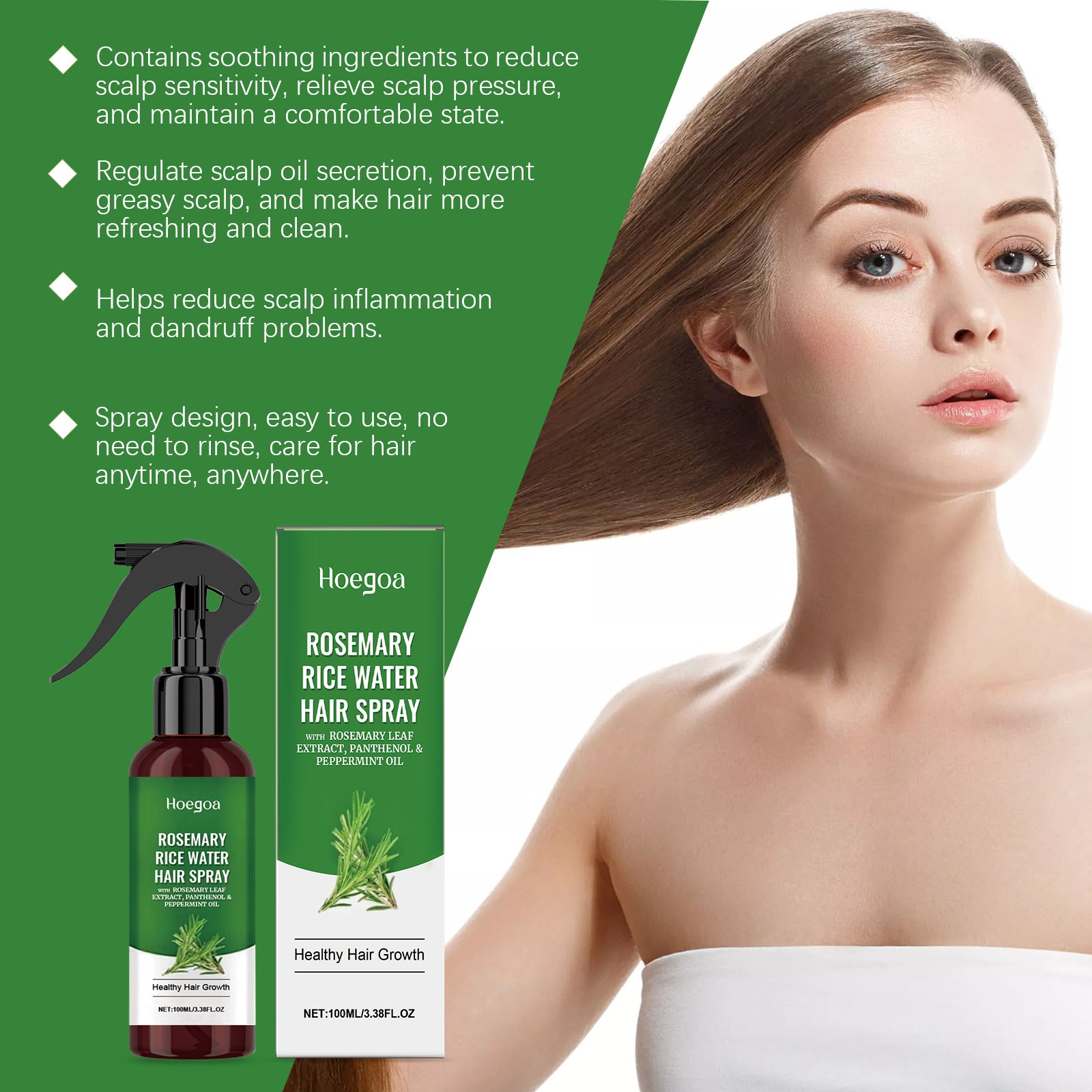 HoeGoa Hair Dry And Manic Moisturizing Hair Care Spray