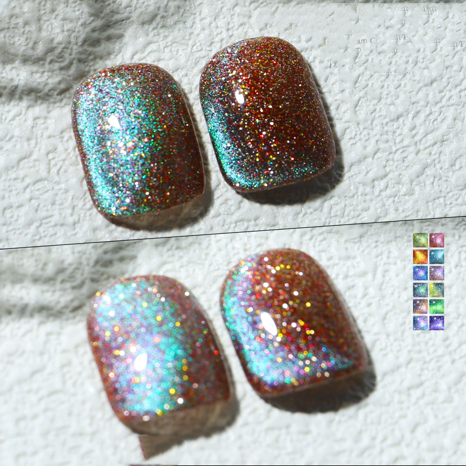 Misscheering Aurora Mystical Galaxy Cat-Eye Shiny Nail Gel Polish