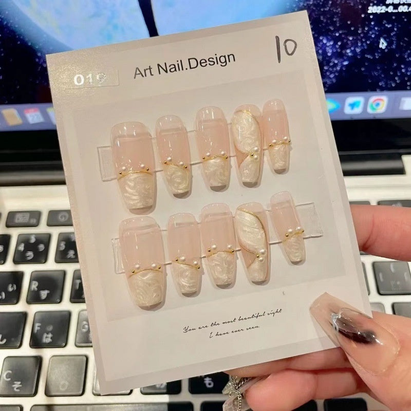 Light Luxury Wear Nail Stickers Finished Product