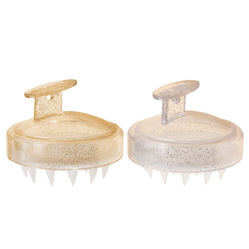 Transparent Silicone Shampoo Brush Soft Tooth Massage
