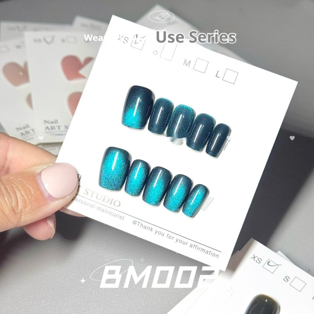 BM002 Blue Tears Ins Micro Glass Bead Cat's Eye Wear Armor