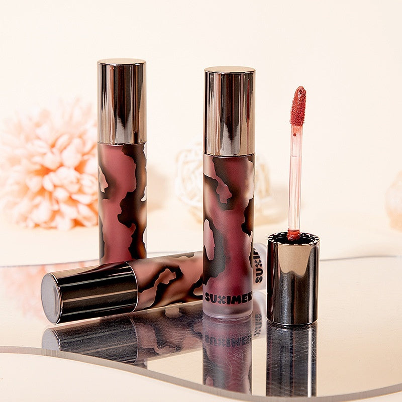 Lava Secret Matte Lip Mud Lipstick White No Stain On Cup