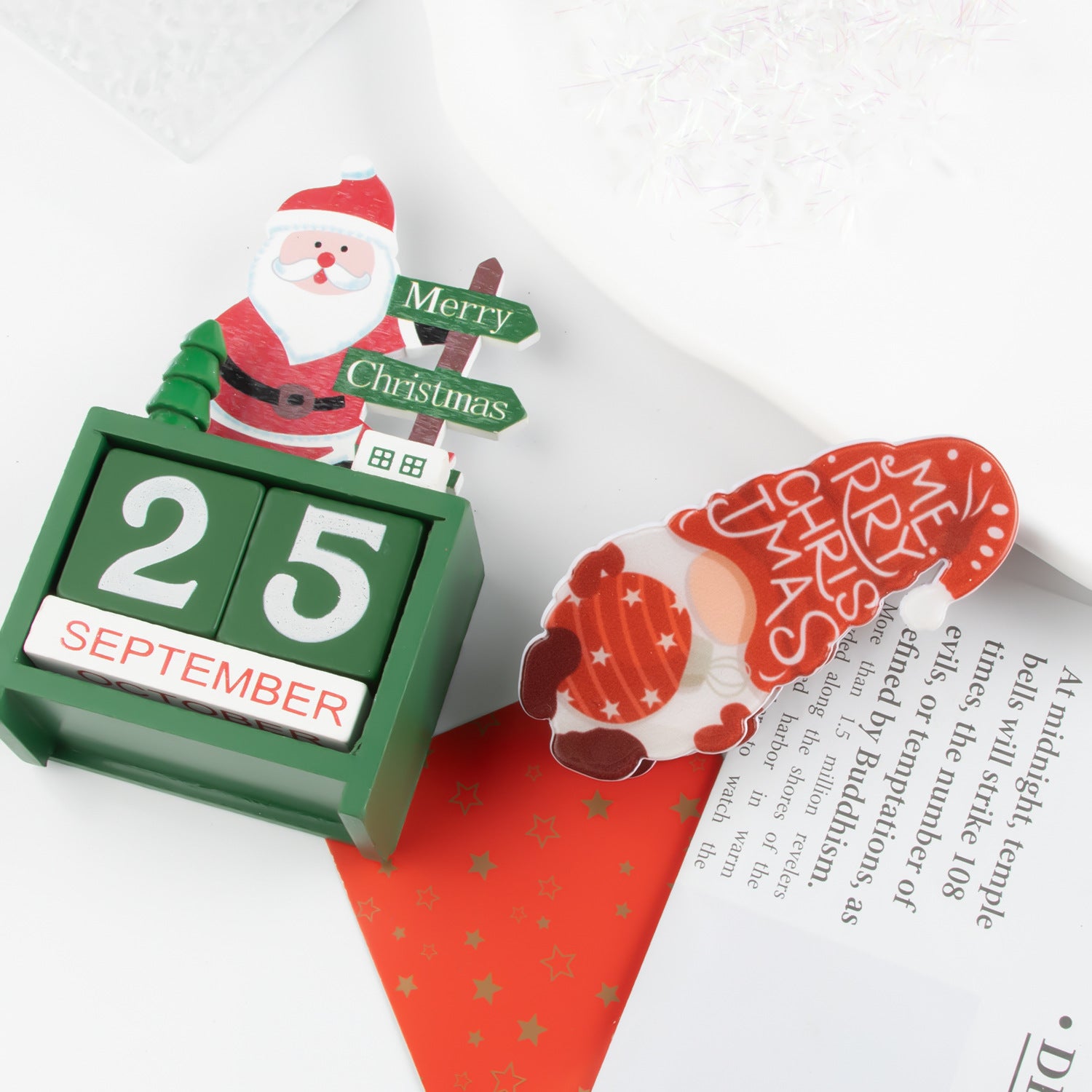 Creative Versatile Santa Claus Themed Hair Clips