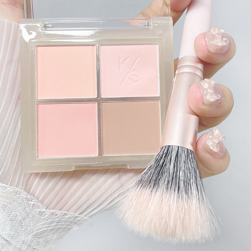 Kakashow Four Color Blush Palette Natural Nude Makeup Highlighting And Contouring