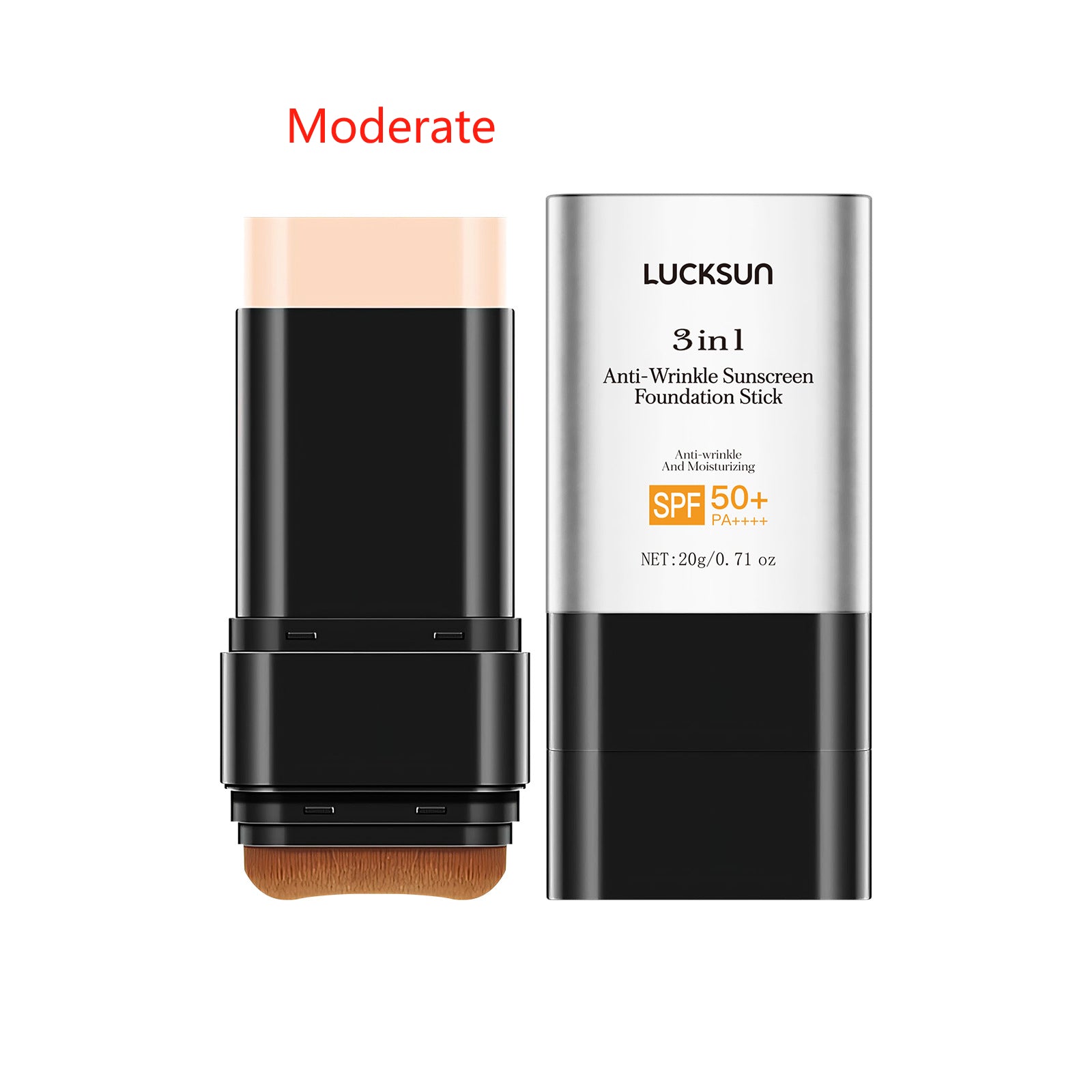 Three-in-one Anti-wrinkle Natural Long Lasting Concealer UV Protection Foundation Cream
