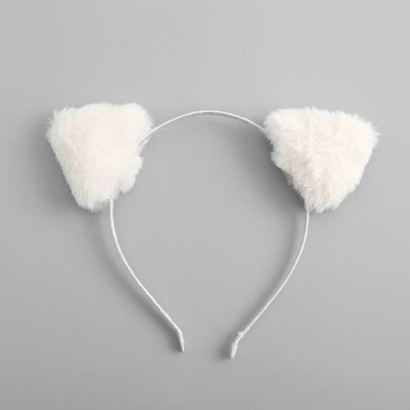 Cute Plush Bells Fox Cat Ears Headband