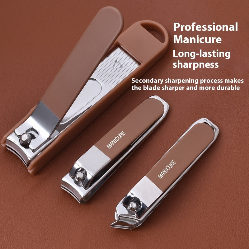 Nail Clippers Six-piece Set Anti-splash Large Opening