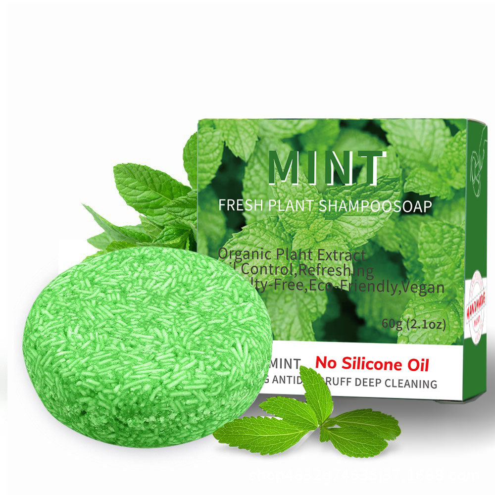 Fresh Plant Oil Control Decontamination Organic Shampoo Soap