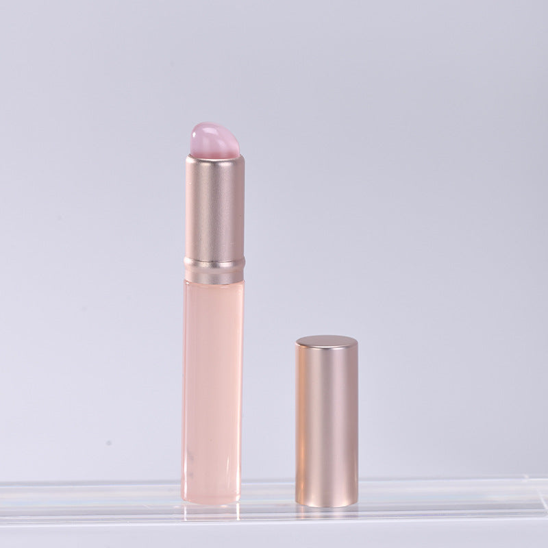 Silicone Lip Brush Lipstick Round Head Portable Blooming
