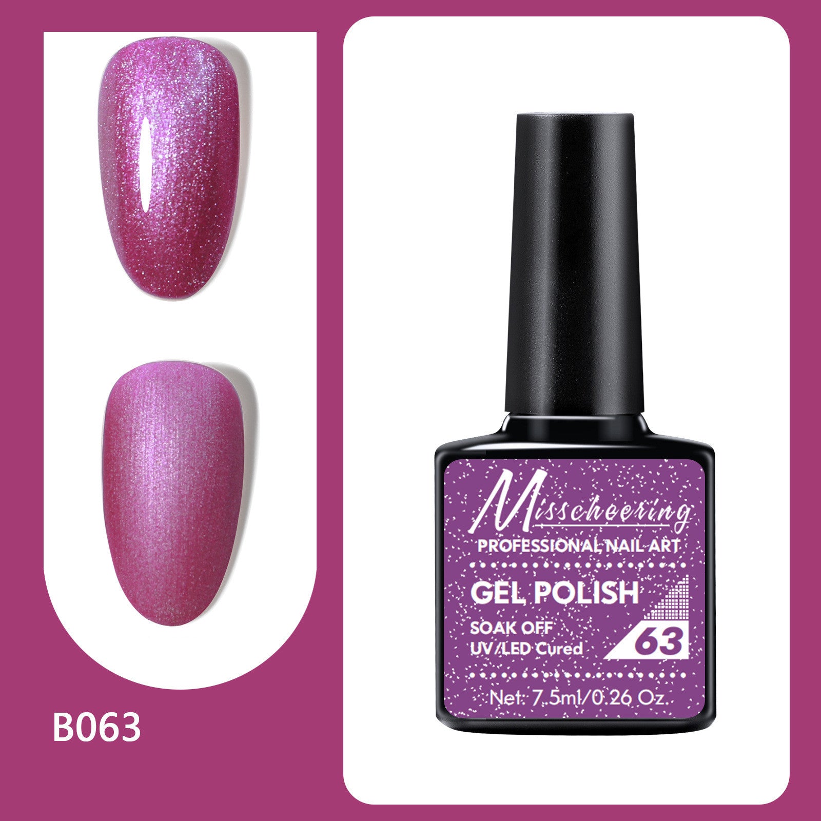 Misscheering New Long Lasting Light Therapy Nail Polish Set