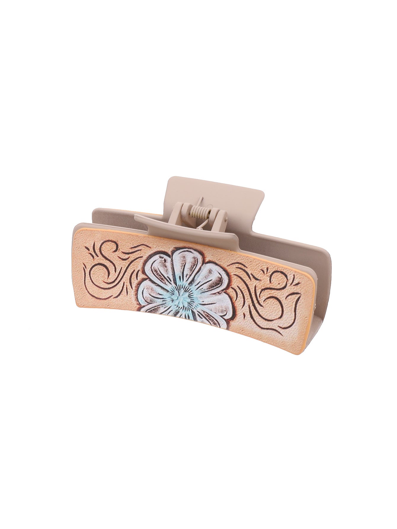 Denim Style Artificial Leather Barrettes Ladies