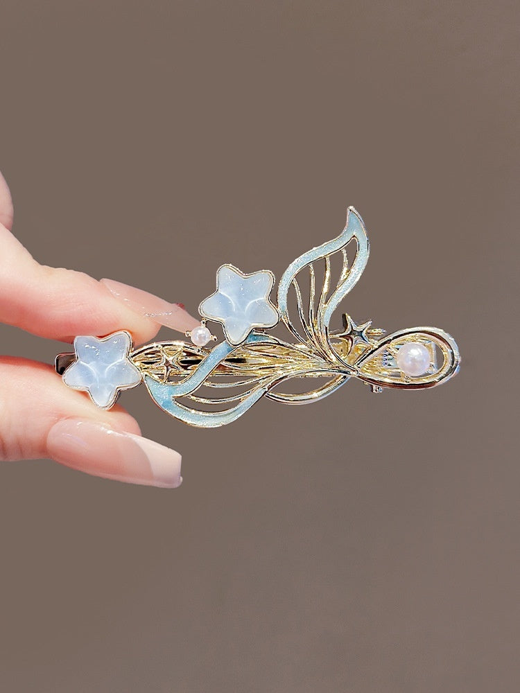 Clip Hairware Full Diamond Wheat Grip