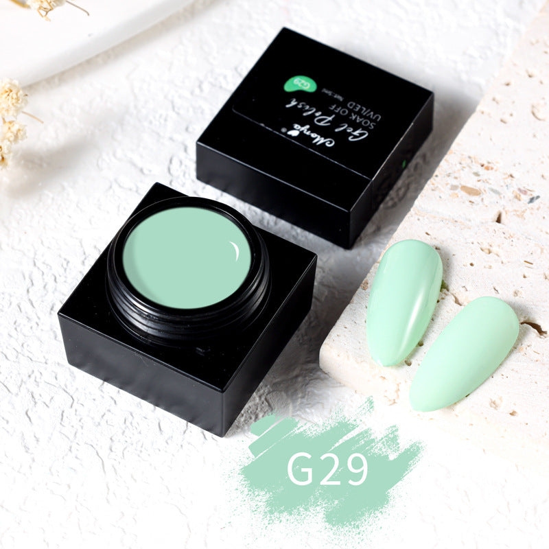 Monya Tulip Cream UV Polish Painted Light