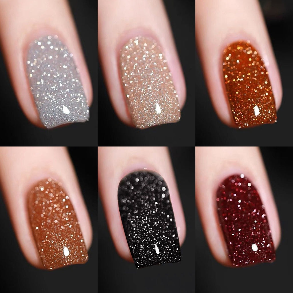 Mordda Flashy Reflective Nightclub-style Glitter Nail Gel