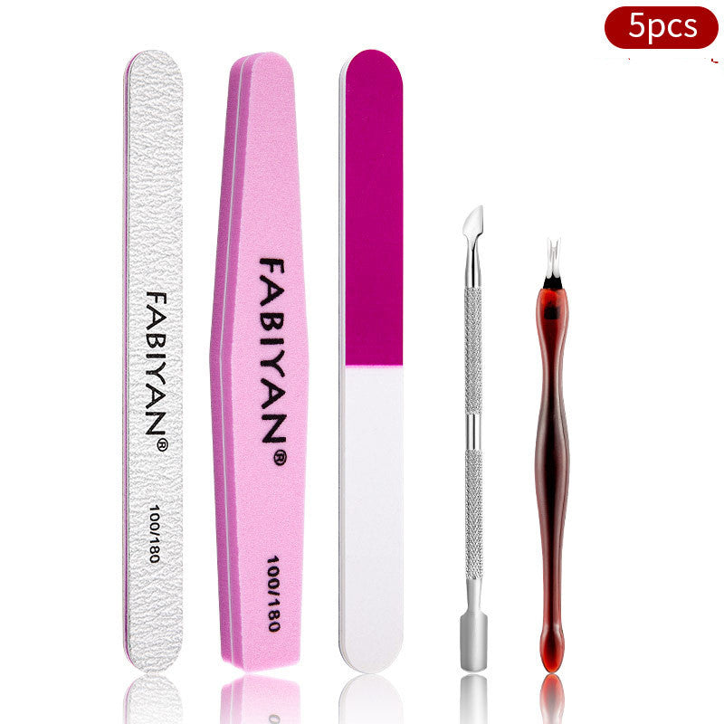 Fabiyan Polishing Nail File Polishing Strip Nail Art Tool Set