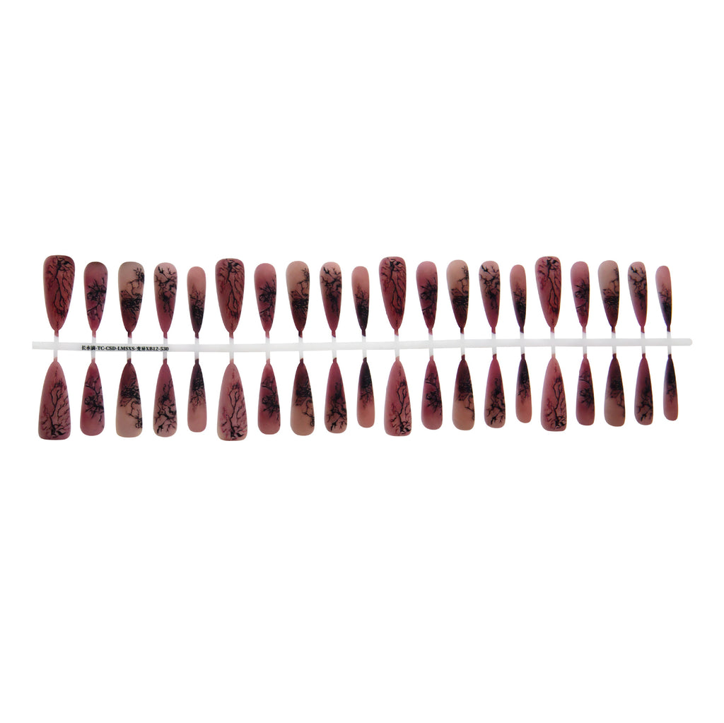 European And American Y2g Antique Gothic Chinese Dark Fake Nail Tip