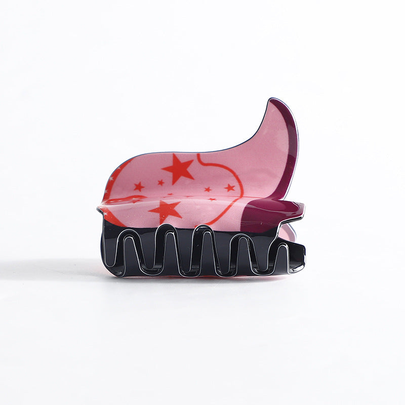Retro Exotic Acrylic Barrettes