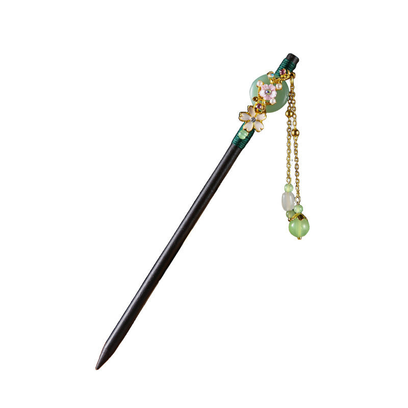 Ebony Hairpin Cheongsam Hanfu Tassel