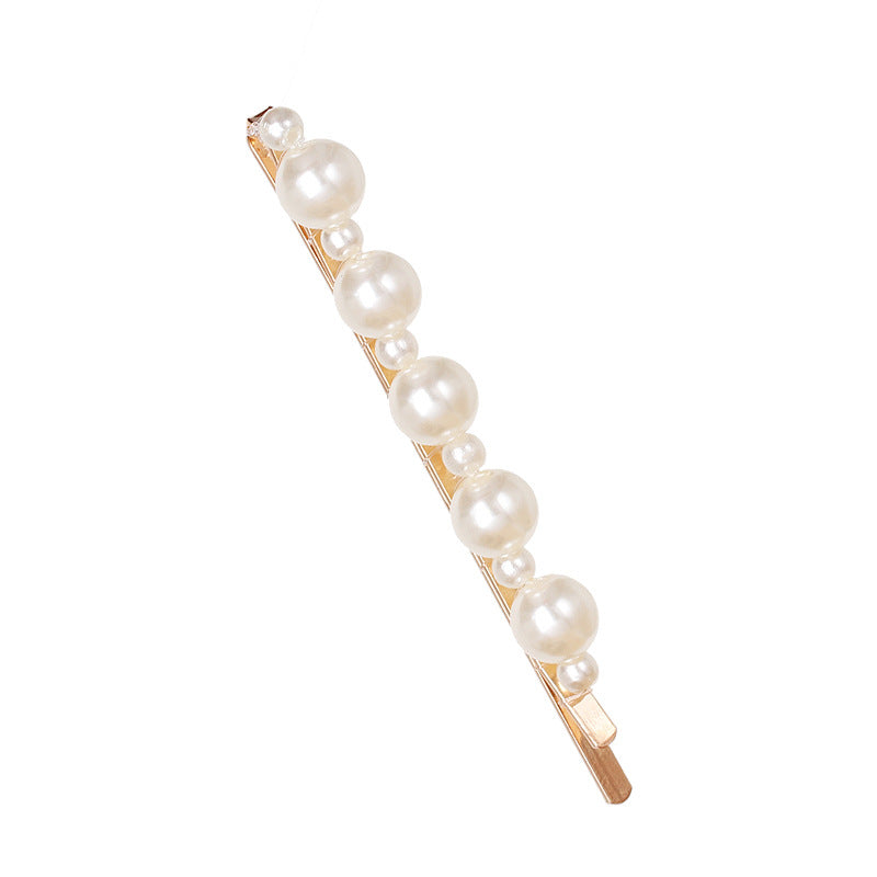 Simple Women's Beautiful Geometric Pearl Hairpin