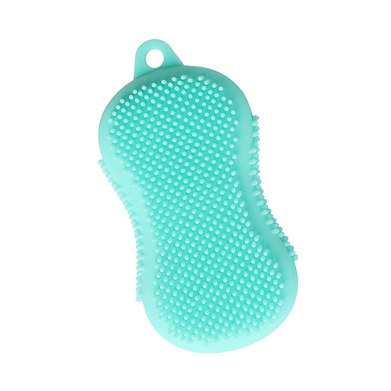 Multifunctional Double-sided Silicone Shampoo And Bath Brush