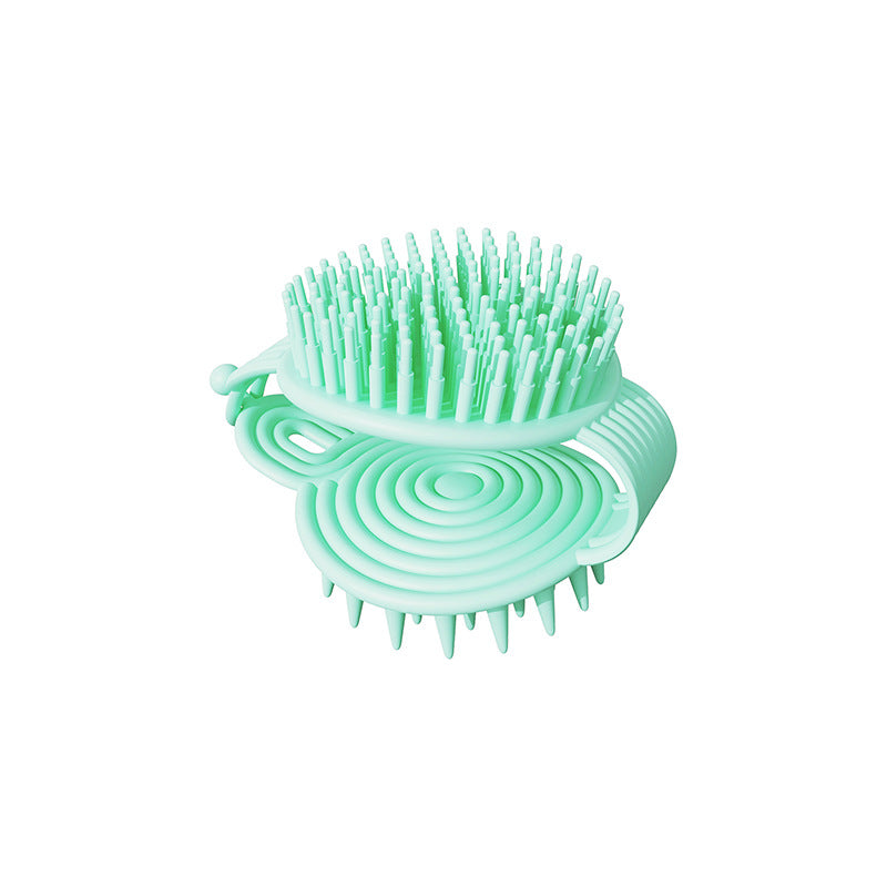 Soft Rubber Double-sided Shampoo Brush Massager