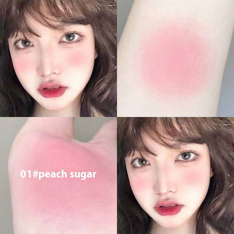La Mei La Women's Fashion Highlight Blush Makeup Palette Face Repair Pearlescent