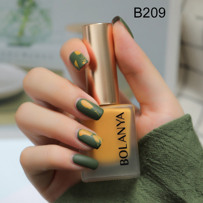 Bolanya No-bake Whitening Quick-drying Matte Nail Polish