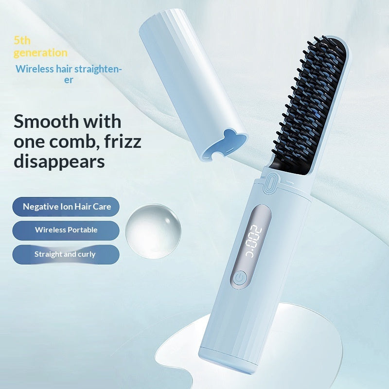 New Straightening Comb   Volumizing Flat Iron