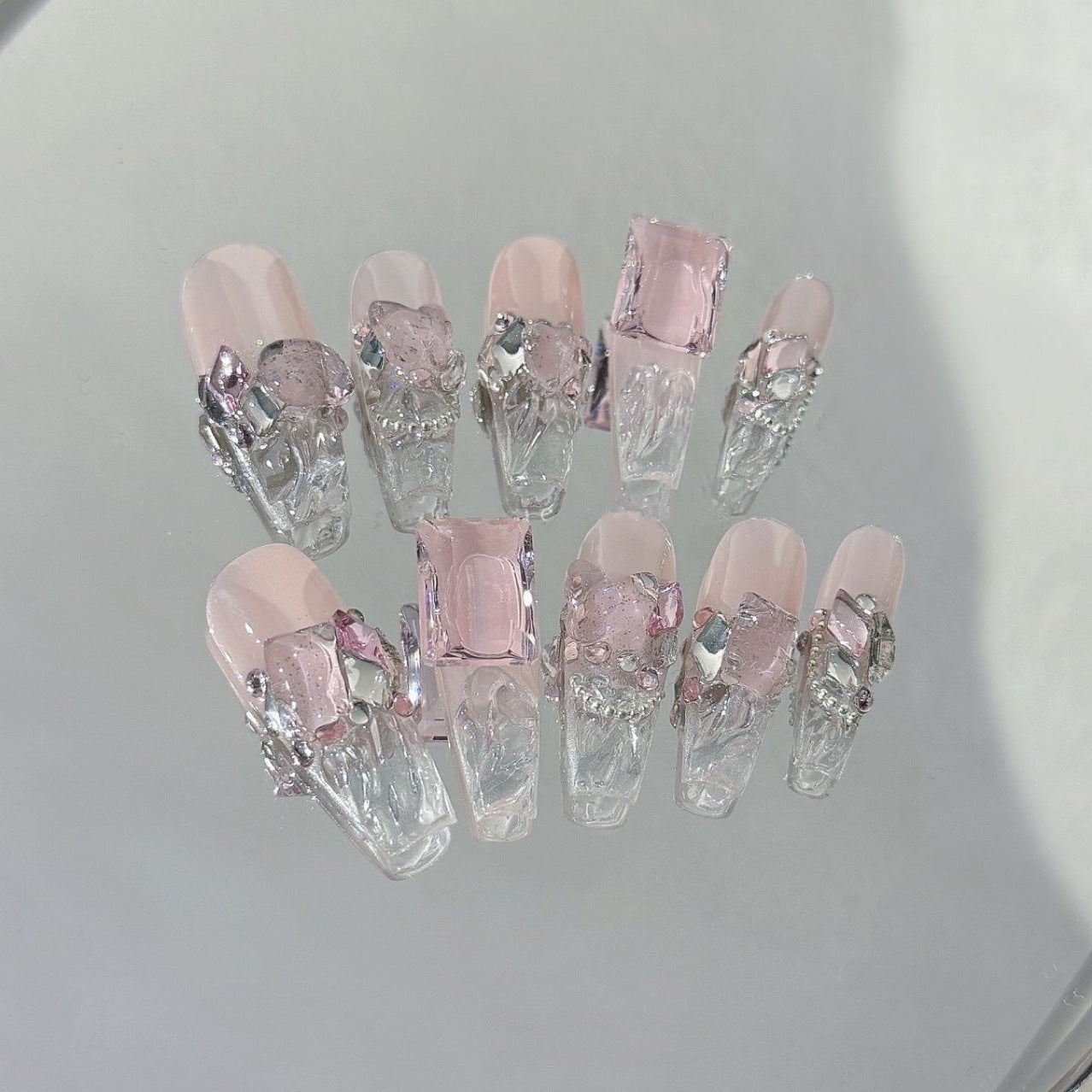 Diamond Girl Pure Desire For Hand-wear Nail Pure Desire Wind Mush Ice White Disassembly Manicure