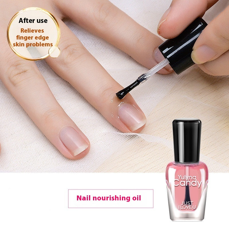 Yulyna Candy Transparent Waterproof Nail Polish Female Armor Nourishment-oil