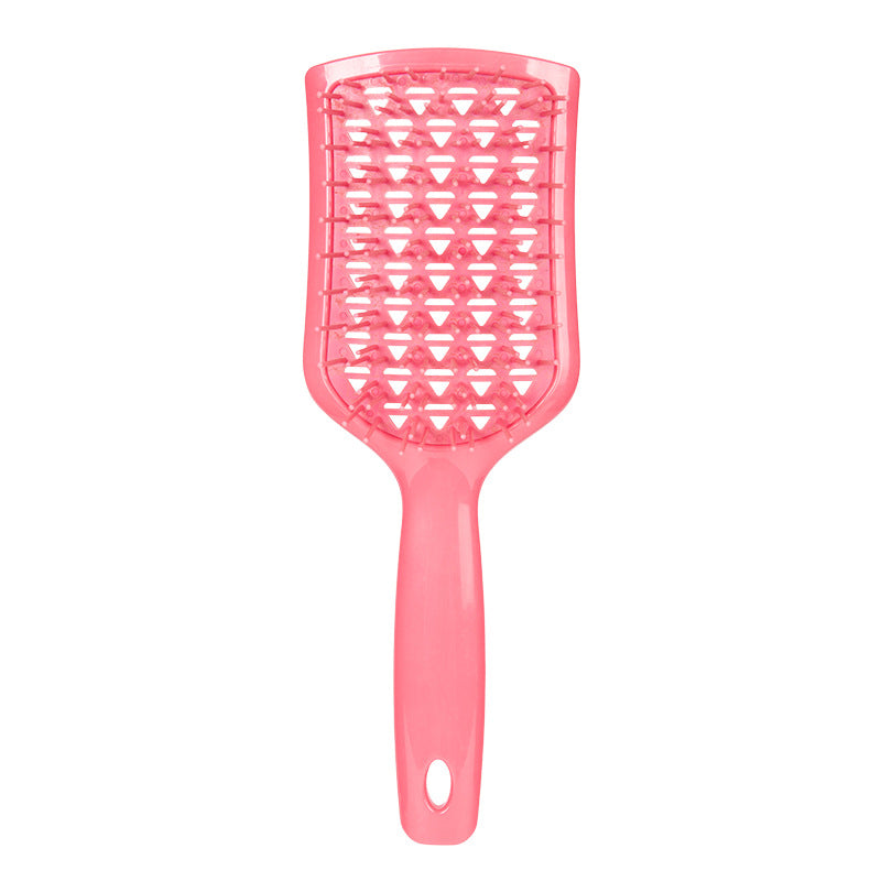 Diamond Hollow Shield Comb Hanging Hair Fluffy Comb
